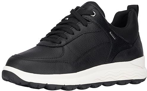 Geox - D Spherica 4x4 B Abx - Sneakers - Zwart - Suède