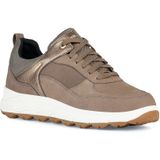 Geox D Spherica 4x4 B ABX Damessneakers, Dk Taupe Lead, 37 EU