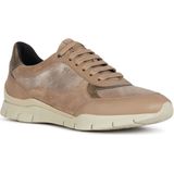 Geox D Sukie A Sneakers voor dames, Dk Taupe, 37 EU