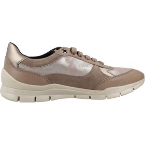 Geox - D SUKIE - Sneakers - Taupe/metallic - Veterschoen - Plateau