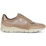 Geox - D Sukie A - Sneakers - Dk Taupe - Lakleer