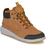 Laarzen - Color-Blocking - Leer/Textiel/Suède - Ronde Neus - Snoersluiting