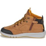 Laarzen - Color-Blocking - Leer/Textiel/Suède - Ronde Neus - Snoersluiting