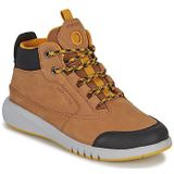 Laarzen - Color-Blocking - Leer/Textiel/Suède - Ronde Neus - Snoersluiting