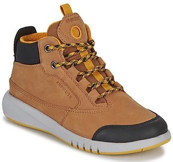 Laarzen - Color-Blocking - Leer/Textiel/Suède - Ronde Neus - Snoersluiting