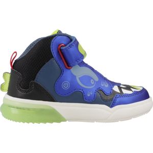 Geox Jongens J Grayjay Boy Sneakers, Royal Lime, 28 EU