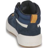 Geox - J36HAA 022FU - Enkellaarsjes - Blauw - Suède en Rubber