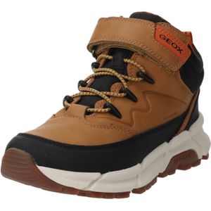 Geox - Flexyper Plus - Veterboots - Zwart - Imitatieleren Bovenwerk
