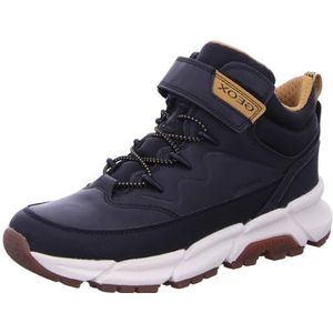 Geox Heren J Flexyper Plus Boy enkellaars, Black Dk Geel, 38 EU