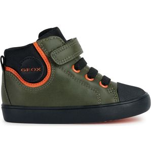 Geox Baby Jongens B Gisli Boy B Sneakers, dark green black, 20 EU