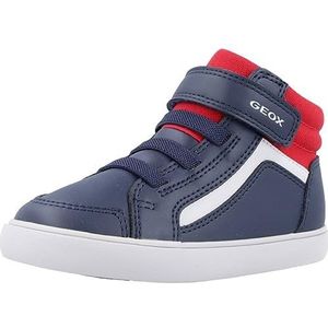 Geox B Gisli Boy D sneakers voor jongens, rood (navy red), 21 EU