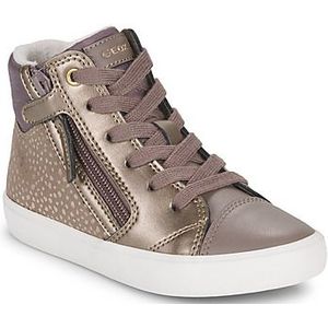 Geox Meisjes J Gisli Girl B Sneaker, Smoke Grey Gold, 38 EU