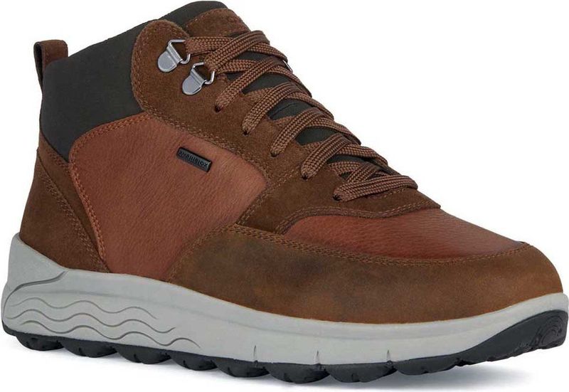 Geox - Spherica 4x4 ABX - Veterboots - Zwart - Leer