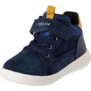 Geox Jongens B Hyroo Boy enkellaars, Navy Ochre, 26 EU