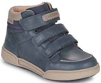 Geox - J Poseido Boy B - Hoge Sneakers - Blauw