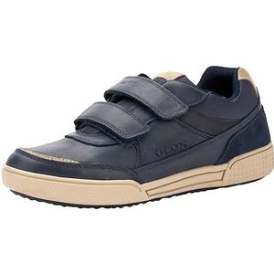 Geox J Poseido Boy C Sneakers voor jongens, Marinegrijs