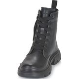 Ademende boots met veters Junette GEOX. Polyurethaan materiaal. Maten 33. Zwart kleur