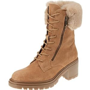 Geox D Damiana Enkellaarzen voor dames, Toffee/Beige, 37,5 EU, toffee beige, 37.5 EU