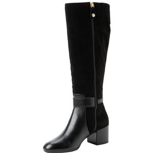 Geox Meisjes D Eleana Knee High Boot, zwart, 40 EU