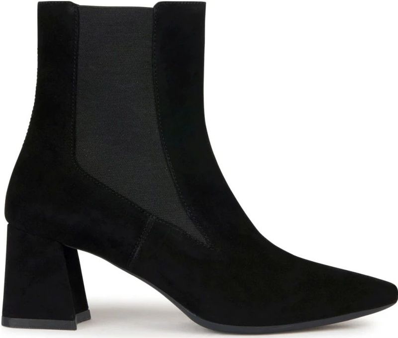 Geox - D36VCC 00021 - Enkellaarsjes - Zwart