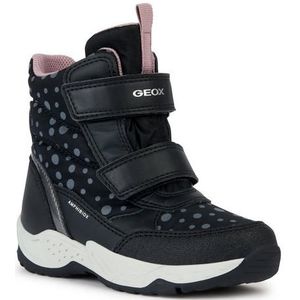 Geox - Dames J Sentiero Girl B Ab - Enkellaarsjes - Zwart - Waterdicht
