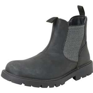 Geox J Shaylax Girl enkellaars voor meisjes, zwart, 35 EU