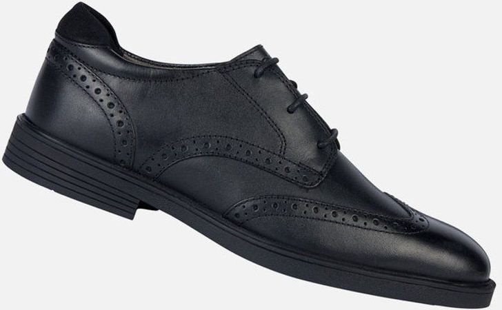 Geox - Zheeno - Schoenen - Zwart - Leer