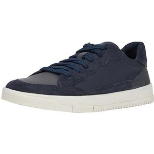 Ademende sneakers Segnale GEOX. Leer materiaal. Maten 42. Blauw kleur