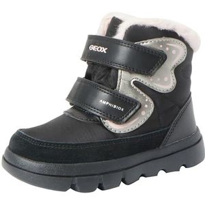 Geox Meisje B Willaboom Girl B A enkellaars, Black Lt Pink, 24 EU