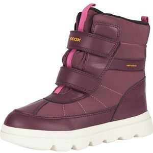 Geox Meisje J Willaboom Girl B A enkellaars, prune, 39 EU