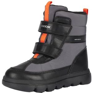 Geox Jongens J Willaboom Boy B Ab enkellaars, Black Dk Grey., 28 EU