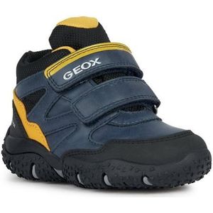 Geox - B BALTIC BOY B ABX - Babyschoentjes - Navy/geel - TEX-uitvoering