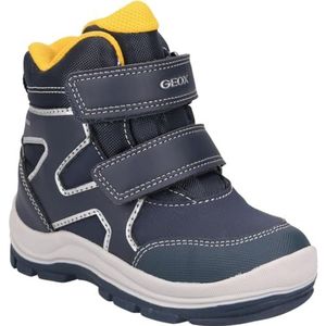 Geox Baby-jongens B Flanfil Boy B ABX enkelboot, Navy Yellow, 22 EU