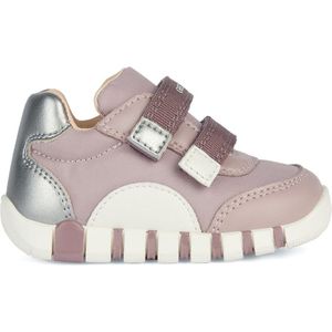 Sneakers met klittenband  Iupidoo GEOX. Polyurethaan materiaal. Maten 21. Roze kleur