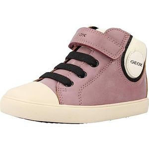 Geox Baby B Gisli Girl D Sneakers voor meisjes, dark rose lt ivory, 22 EU