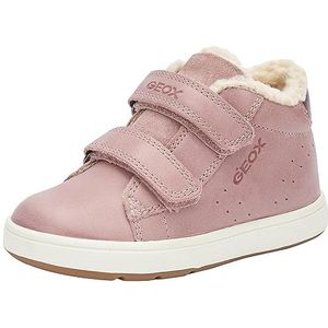Geox Baby B Biglia Girl C Sneakers voor meisjes, Antieke roos Prune, 18 EU