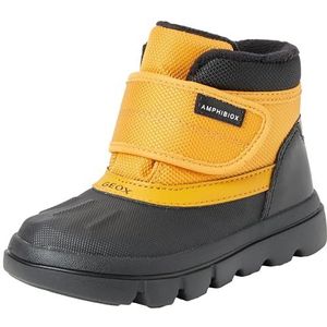 Geox Bottines B Willaboom B Ab pour bébé garçon, Noir curry., 6 UK Child