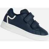 GEOX - Eclyper - Sneakers - Marineblauw - Polyurethaan - Klittenbandsluiting