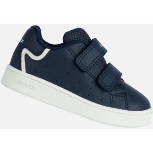GEOX - Eclyper - Sneakers - Marineblauw - Polyurethaan - Klittenbandsluiting
