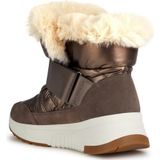 Geox - Falena ABX - Kuitlaarzen - Zwart - Nylon en Suède