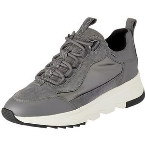 Geox - D Falena B ABX - Sneakers - Dk Stone - Synthetisch - Plat