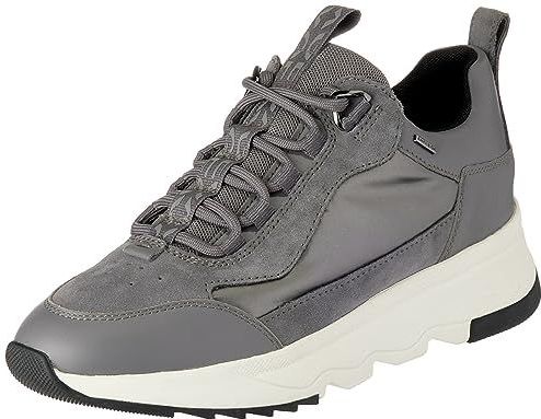 Geox - D Falena B ABX - Sneakers - Dk Stone - Synthetisch - Plat