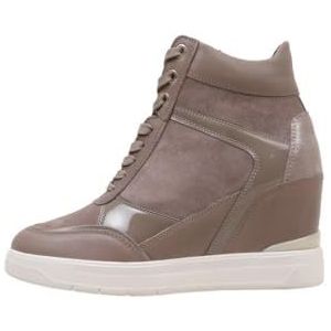 Geox D Maurica B Damessneakers, Dk Taupe