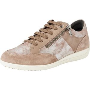 Geox D Myria C Sneakers voor dames, Dk Taupe, 38 EU