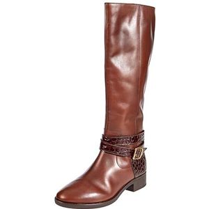 Geox D Felicity Knee High Boot voor dames, bruin, 38 EU