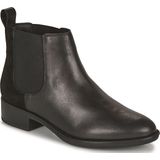 Geox - D Felicity - Enkellaars - Zwart - Blokhak