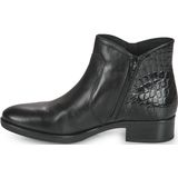 Geox - Felicity - Enkellaarsjes - Zwart - Leer