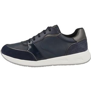 Geox Dames D Bulmya A Sneakers, Navy, 41 EU