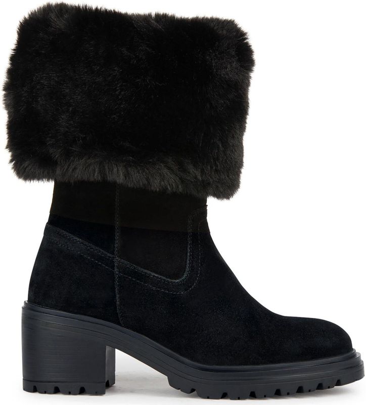 Geox - D36Qca 022Bh D Damiana - Kuitlaarzen - Zwart