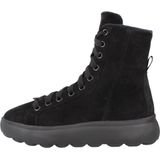 Geox - Dames Enkellaarsjes - Zwart - Leer